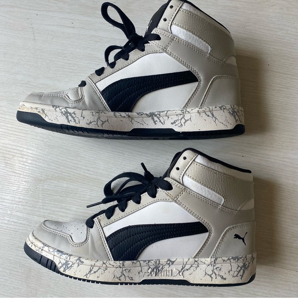 Puma Kids' Rebound Layup High Top Sneaker Big Kid Size 7 7C - Picture 4 of 9
